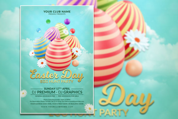 Design a Buzz-Worthy Easter Egg Hunt Party Poster Template