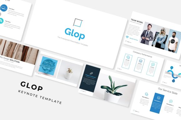 Glop Keynote Template: A Deep Dive into Its 150+ Slides and 5 Colors