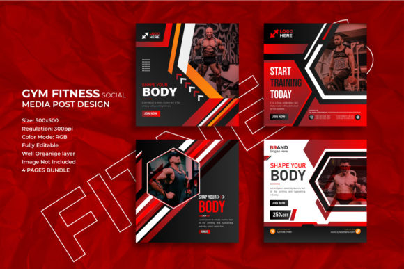 Mastering Fitness GYM Social Media Design for Your Brand