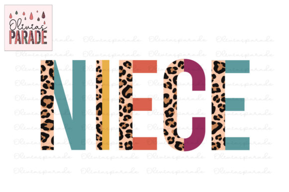 Niece Leopard Print Rainbow: A Bold Sublimation PNG for Modern Creators
