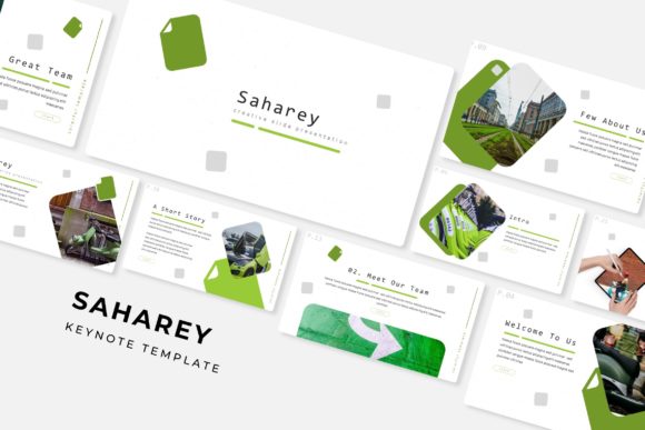 Saharey: A Keynote Template for Presentations That Actually Look Good
